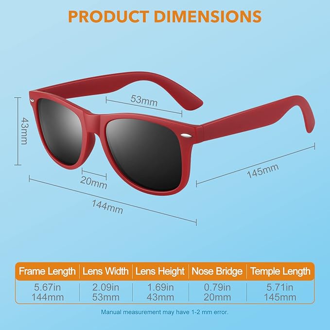 HD Polarisierte Sonnenbrille mit UV400 Schutz und Komfort-Luzern Mode