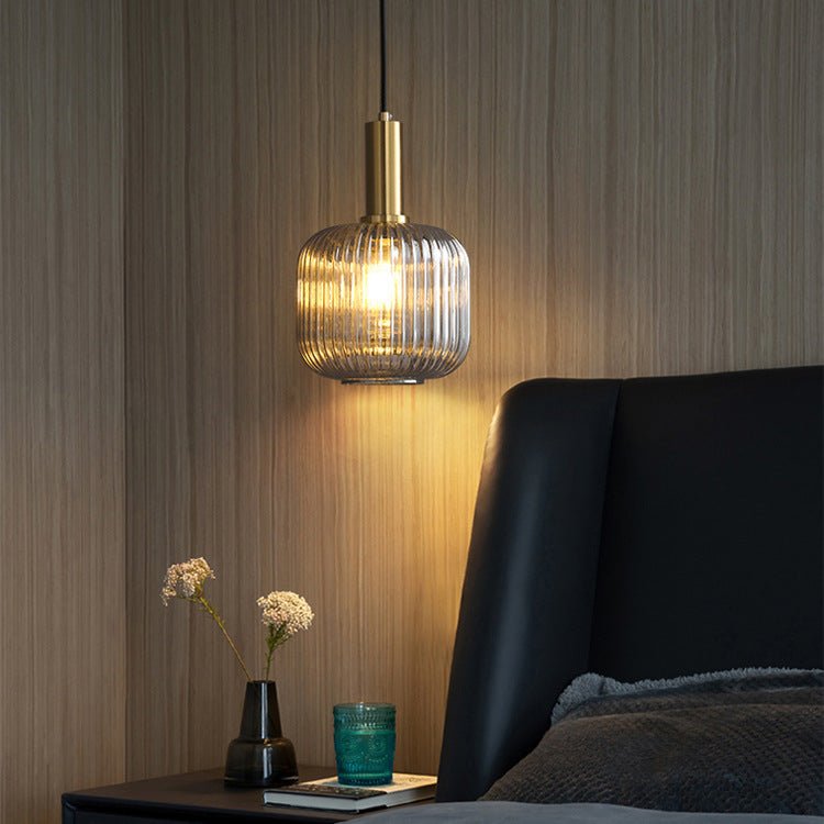 Hängeleuchte | Glas Retro Stilvoll Vintage Farbig Atmosphärisch Einzigartig-Luzern Mode