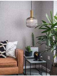 Hängeleuchte | Glas Retro Stilvoll Vintage Farbig Atmosphärisch Einzigartig-Luzern Mode