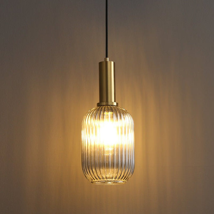 Hängeleuchte | Glas Retro Stilvoll Vintage Farbig Atmosphärisch Einzigartig-Luzern Mode