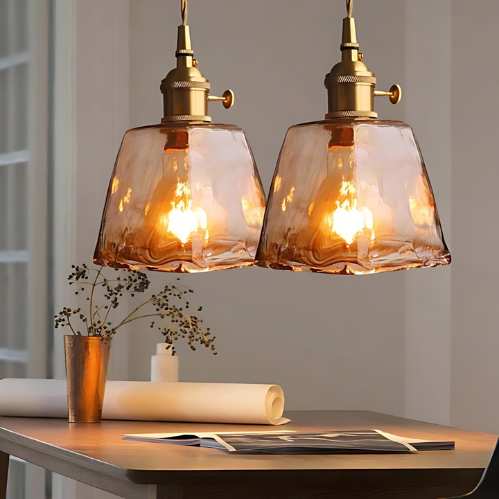 LED Hängeleuchte | Retro Glas Vielseitig Stimmungsvol Stilsicher Einzigartig Langlebig-Luzern Mode