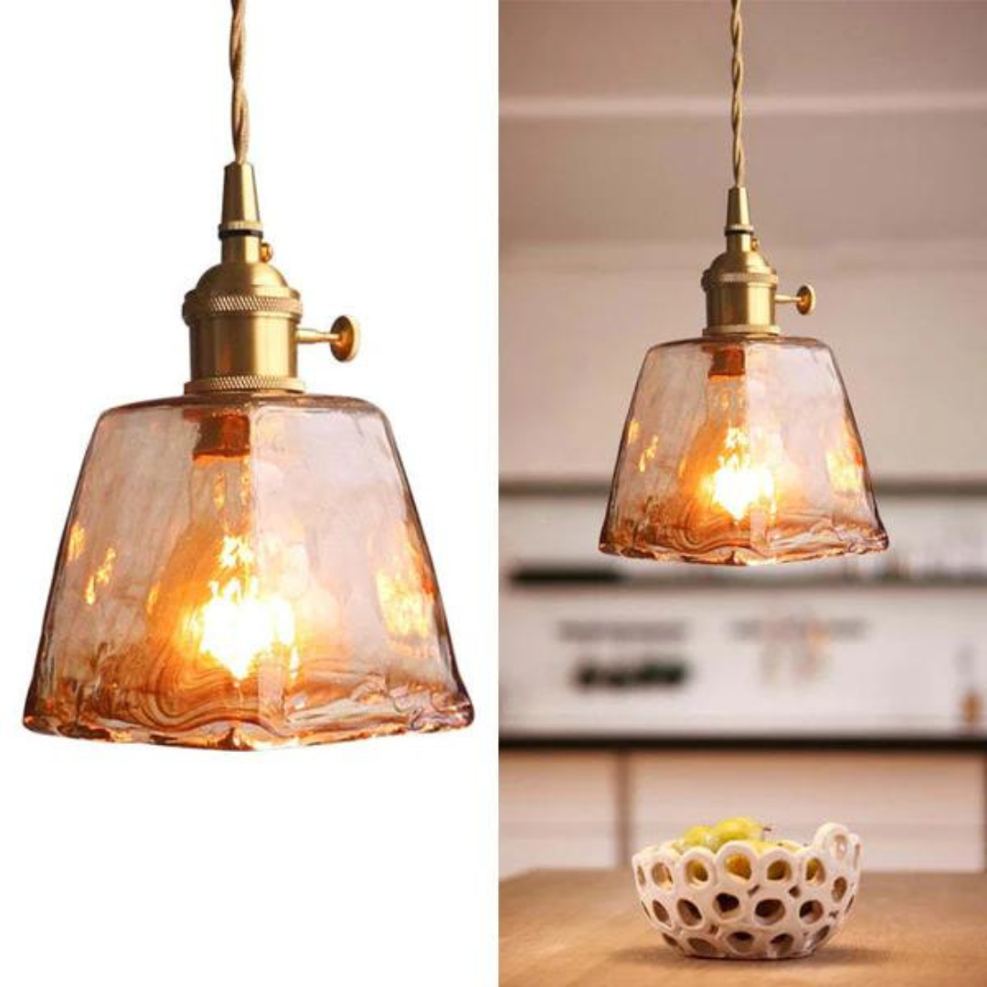 LED Hängeleuchte | Retro Glas Vielseitig Stimmungsvol Stilsicher Einzigartig Langlebig-Luzern Mode