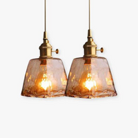 LED Hängeleuchte | Retro Glas Vielseitig Stimmungsvol Stilsicher Einzigartig Langlebig-Luzern Mode
