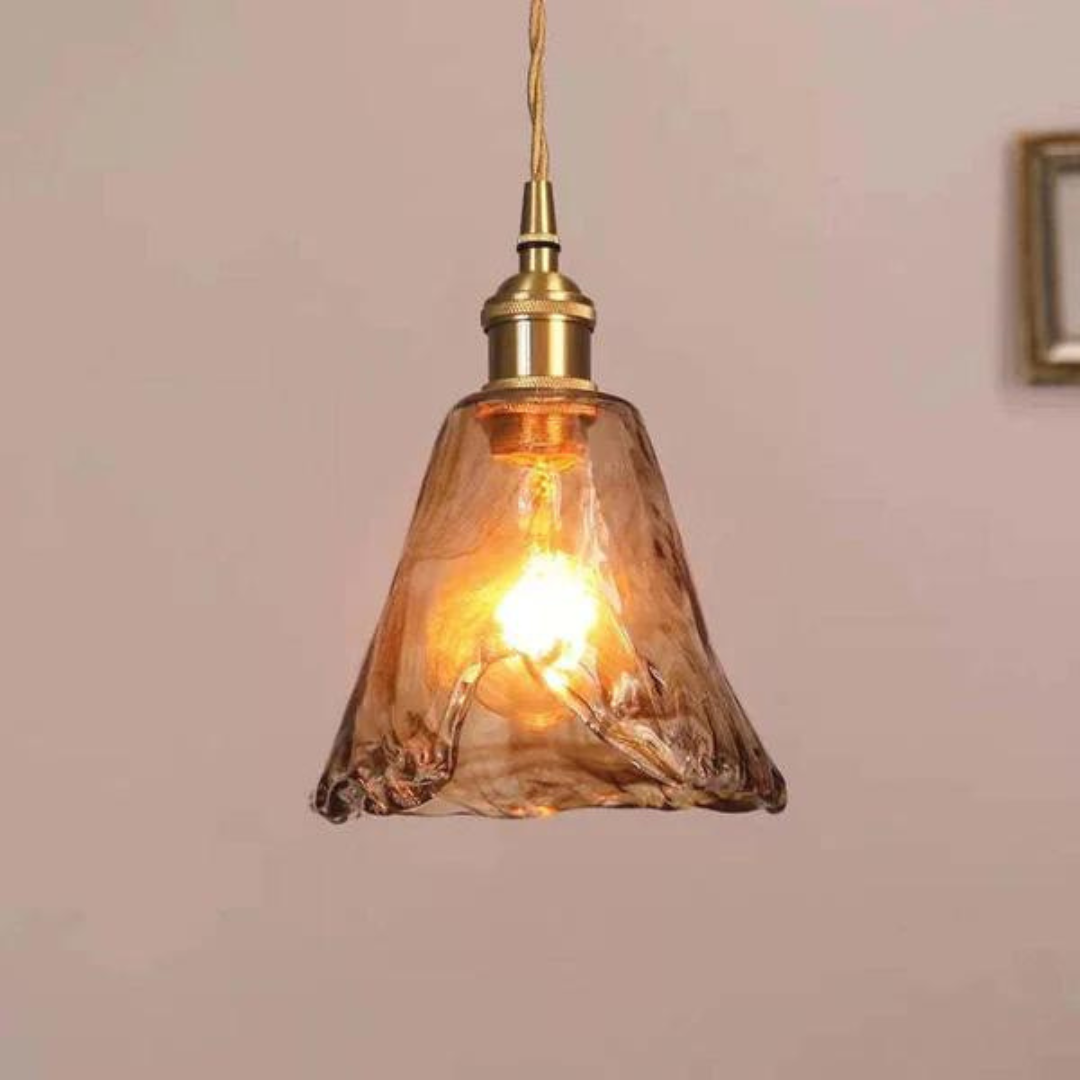 LED Hängeleuchte | Retro Glas Vielseitig Stimmungsvol Stilsicher Einzigartig Langlebig-B-Luzern Mode