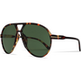 Herrenmode: Trendige Oversized Sonnenbrille für stilbewusste Männer-Schildpatt-Grün-Luzern Mode