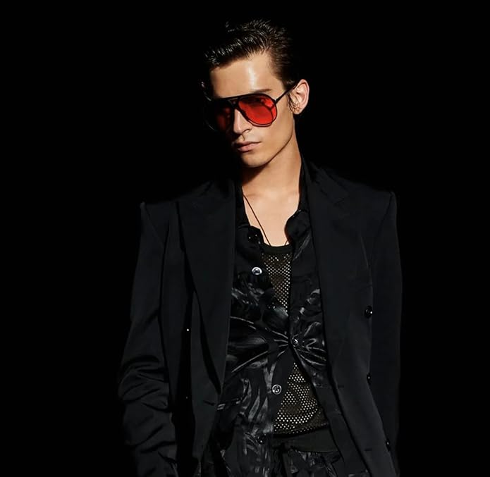 Herrenmode: Trendige Oversized Sonnenbrille für stilbewusste Männer-Luzern Mode