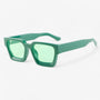 Herren Sonnebrille | Retro | Eckig | UV400 | Kunststoff | Stabil-Grün-Luzern Mode