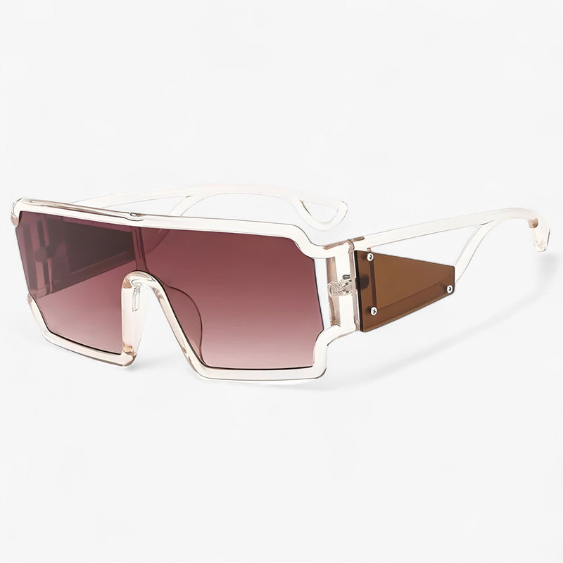 Sonnenbrille | Retro | Unisex | Dunkel Getönt | UV-Schutz | Leicht-Luzern Mode