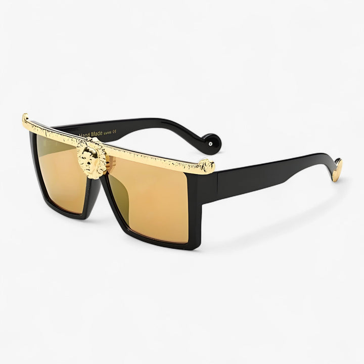 Sonnenbrille | Retro | Löwenstil | Unisex | Eckig | UV400 Schutz-Luzern Mode