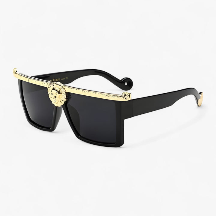 Sonnenbrille | Retro | Löwenstil | Unisex | Eckig | UV400 Schutz-Luzern Mode