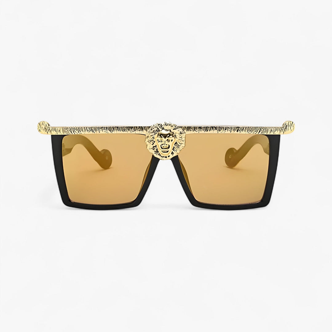 Sonnenbrille | Retro | Löwenstil | Unisex | Eckig | UV400 Schutz-Luzern Mode