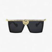 Sonnenbrille | Retro | Löwenstil | Unisex | Eckig | UV400 Schutz-Luzern Mode
