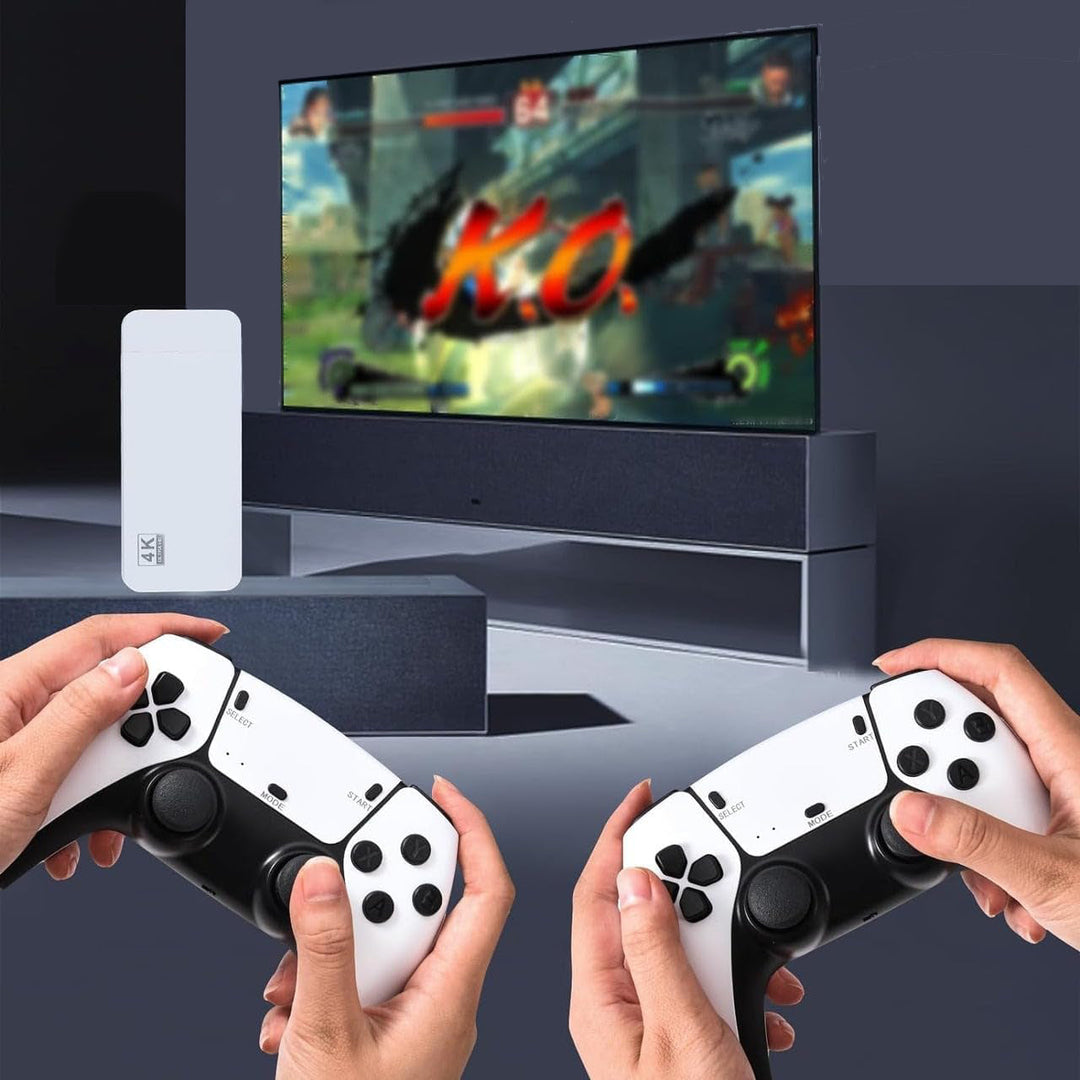 Retro-Spielkonsole | 20.000 Spiele | HDMI | Mit 2 drahtlosen Controllern-Luzern Mode