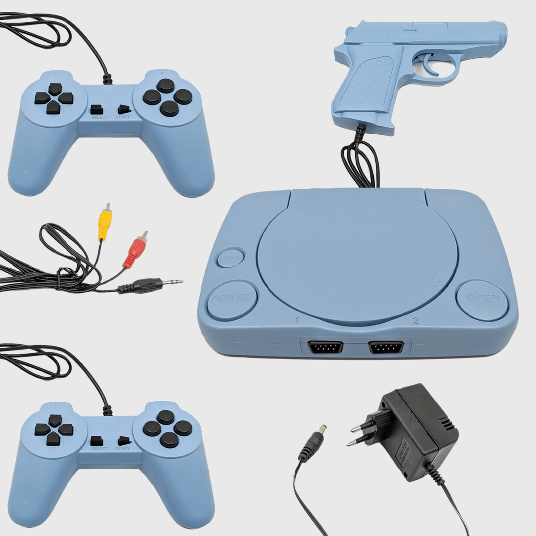 Retro-Spielkonsole | AV-Eingang | 2 Controller | Plug & Play | 8-Bit-Luzern Mode