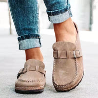 Schweden Sandalen | Unisex | Slipper | Vegan | Einfärbig | Orthopädisch-Khaki-35-Luzern Mode