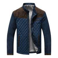 Herren Windjack | Retro | Stehkragen | Zweifarbig | Knopfleiste-Luzern Mode