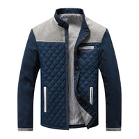 Herren Windjack | Retro | Stehkragen | Zweifarbig | Knopfleiste-Luzern Mode