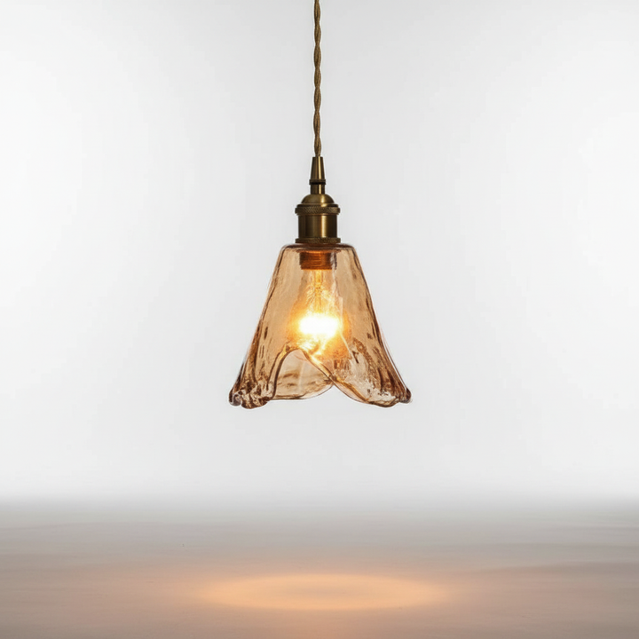 Retro Metall Glas Hängeleuchte - Vintalux