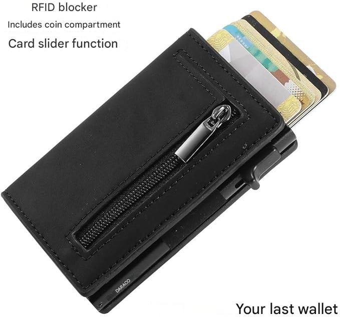 Geldbörse | Kompakt | RFID-schutz | Karten | Münzfach | Reißverschluss-Luzern Mode