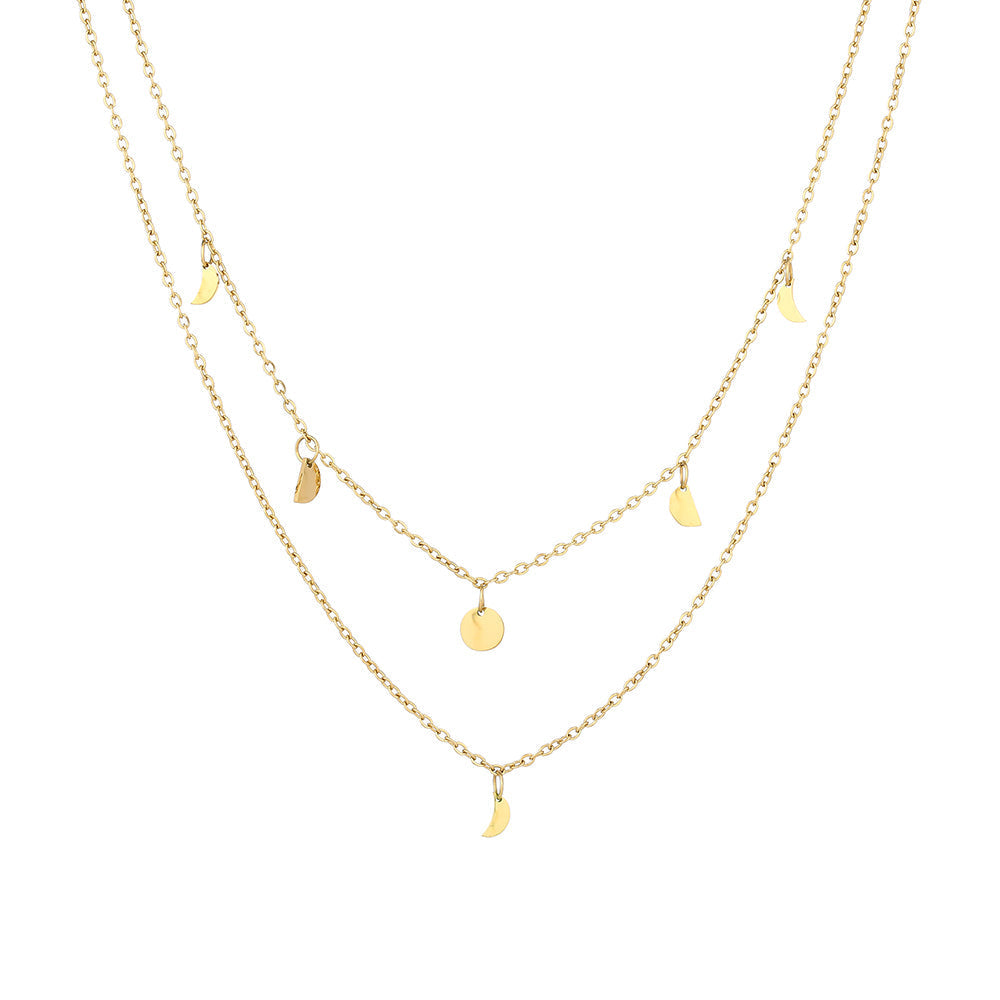 Halskette für Damen | Mehrschichtig | Boho | Gold | Elegant-Gould-Luzern Mode