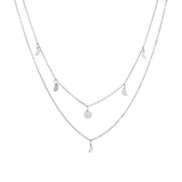 Halskette für Damen | Mehrschichtig | Boho | Gold | Elegant-Silber-Luzern Mode