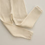 Damen Rippenstrick Leggings - Bequeme Freizeitmode-Beige-0-6 monate 66 cm-Luzern Mode