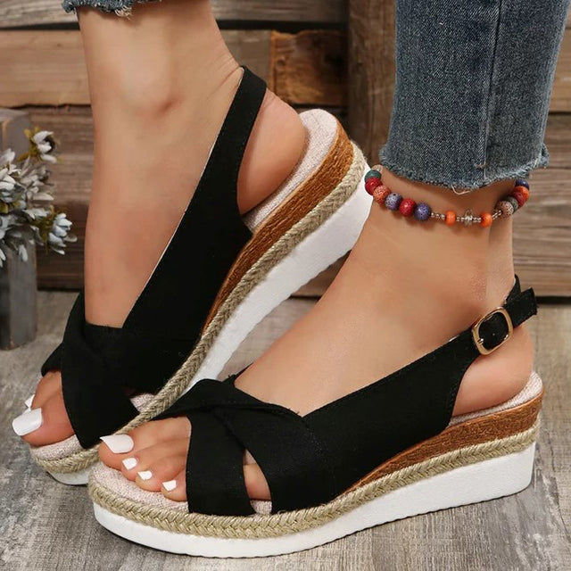 Robuste Damen Keilsandaletten – Romy