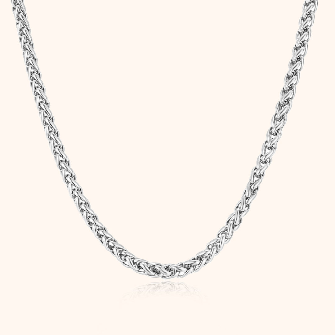 Herrenhalskette | Robust Glieder Stilvoll Einzigartig Silber Langlebig Vergoldet-Silber-Luzern Mode