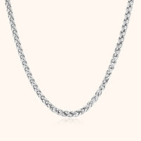 Herrenhalskette | Robust Glieder Stilvoll Einzigartig Silber Langlebig Vergoldet-Silber-Luzern Mode
