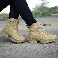 Outdoor Stiefel | Robust | Wandern | Reißverschluss | Schnürung | Uni-Luzern Mode