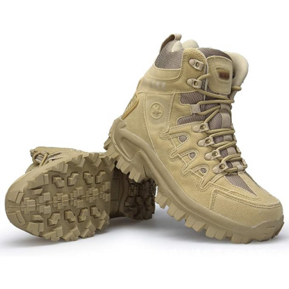 Outdoor Stiefel | Robust | Wandern | Reißverschluss | Schnürung | Uni-Luzern Mode