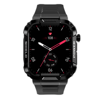 Herren Smartwatch | Quadratisch | Robustes | IP67 | Universell | 1,85 Zoll-Luzern Mode