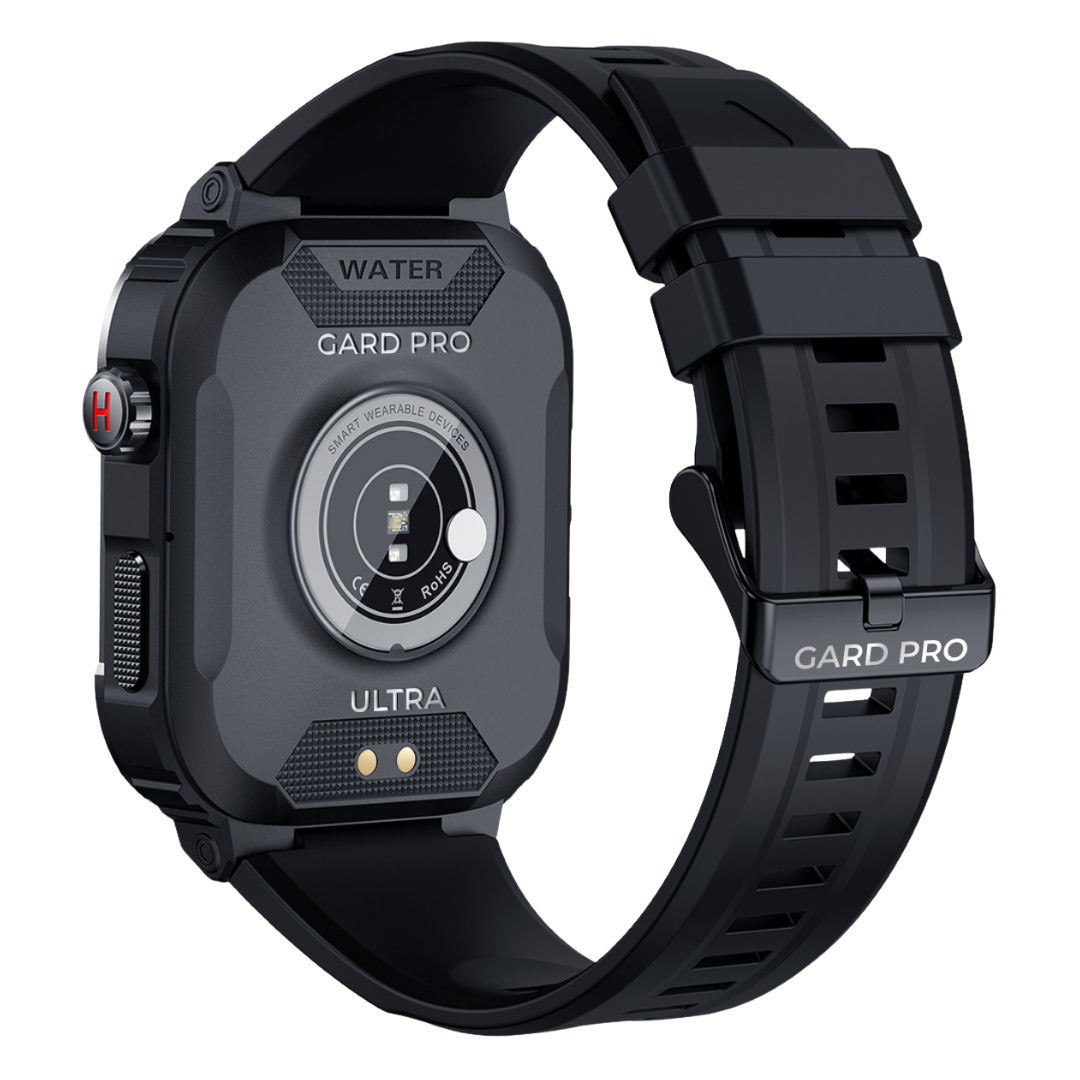Herren Smartwatch | Quadratisch | Robustes | IP67 | Universell | 1,85 Zoll-Luzern Mode