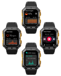 Smartwatch | Robustes Unverwüstliches Stilvolles Wasserdichtes Bluetooth-Luzern Mode