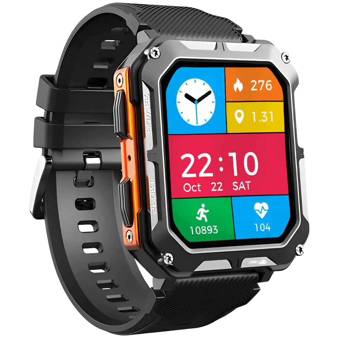 Smartwatch | Robustes Unverwüstliches Stilvolles Wasserdichtes Bluetooth-Luzern Mode