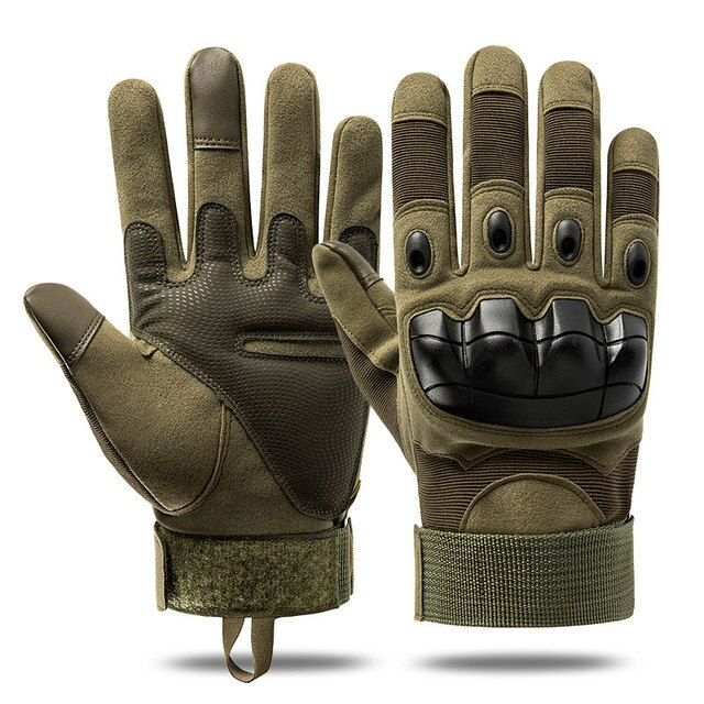 Taktische Militärhandschuhe für Schießen und Motorradfahren-Grün-M-Luzern Mode