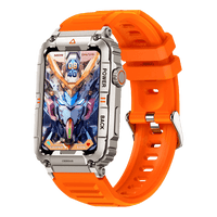 Smartwatch | Android Vielseitig SIM Kamera GPS WiFi Stilvoll Langlebig-Orange-Luzern Mode