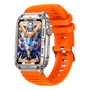 Smartwatch | Android Vielseitig SIM Kamera GPS WiFi Stilvoll Langlebig-Orange-Luzern Mode