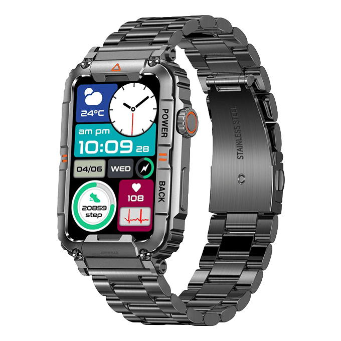 Smartwatch | Android Vielseitig SIM Kamera GPS WiFi Stilvoll Langlebig-Luzern Mode