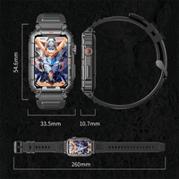 Smartwatch | Android Vielseitig SIM Kamera GPS WiFi Stilvoll Langlebig-Luzern Mode