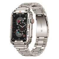 Smartwatch | Android Vielseitig SIM Kamera GPS WiFi Stilvoll Langlebig-Silber-Luzern Mode