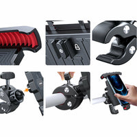 Fahrrad-Telefonhalter | Stabil, Universell, Vielseitig, Langlebig, Robust-Luzern Mode