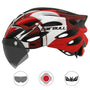 Fahrradhelm | Rennrad, Robust, Langlebig, Vielseitig, Unisex, Verstellbar-Rot-Luzern Mode