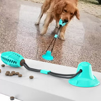 Hundezerrtau | Robust Langlebig Saugnapf Ball Leckerli Vielseitig-Blau-Luzern Mode