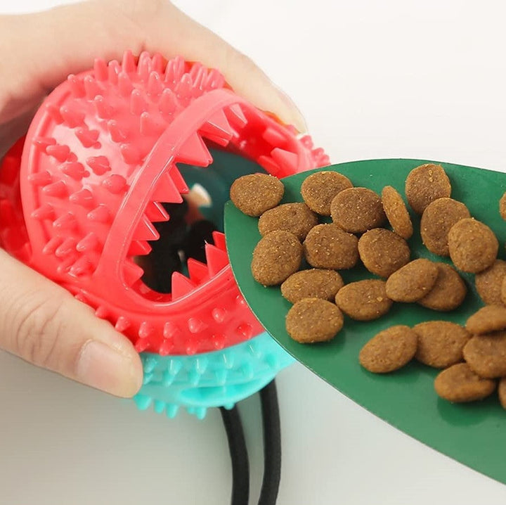 Hundezerrtau | Robust Langlebig Saugnapf Ball Leckerli Vielseitig-Luzern Mode