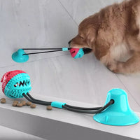 Hundezerrtau | Robust Langlebig Saugnapf Ball Leckerli Vielseitig-Luzern Mode