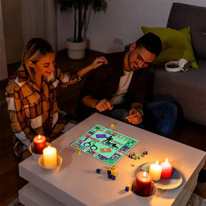  Romantisches Brettspiel für Paare - Sinnliche Herausforderungen und Verbindung - Liebeserforschung Liebeserforschung - Das intime Brettspiel für Paare Hebt eure Beziehung auf die nächste Stufe mit Liebeserforschung, dem ultimativen Brettspiel für einen romantischen und aufregenden Abend mit deinem Partner. Dieses Spiel ist darauf ausgelegt, eure Bindung durch spielerische Herausforderungen und intime Aufgaben zu stärken, die für ein unvergessliches Erlebnis voller Spaß und Entdeckung sorgen. Vorteile: Sinn