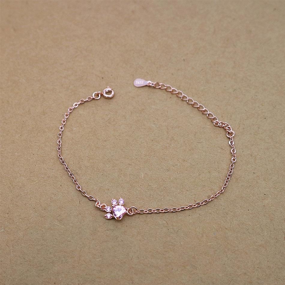 Armband für Tierliebhaber | Rosenquarz | Nickelfrei | Silber-Luzern Mode