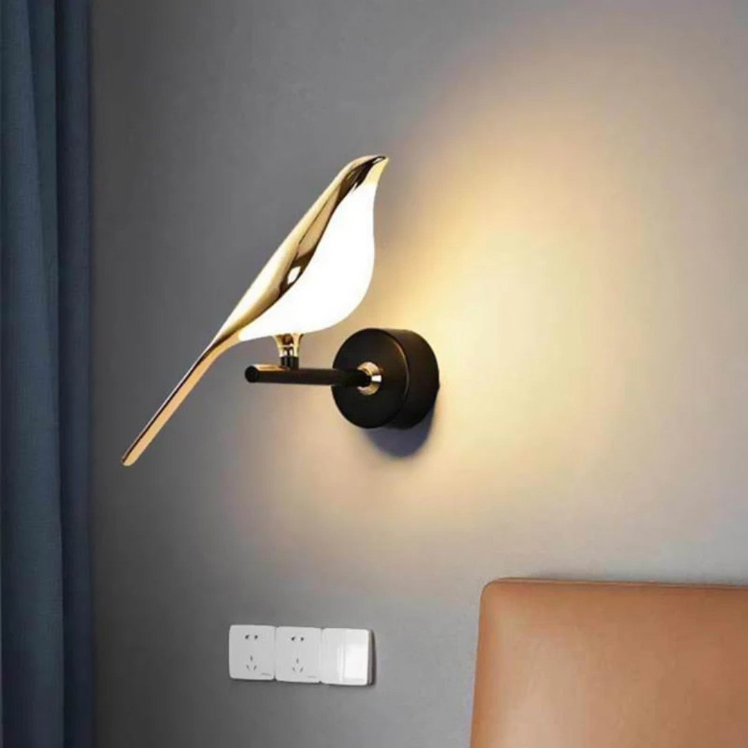 Rotierende LED-Wandleuchte | Vogel Stilvoll Einzigartig Stimmungsvolles Licht Langlebig Innen-Luzern Mode