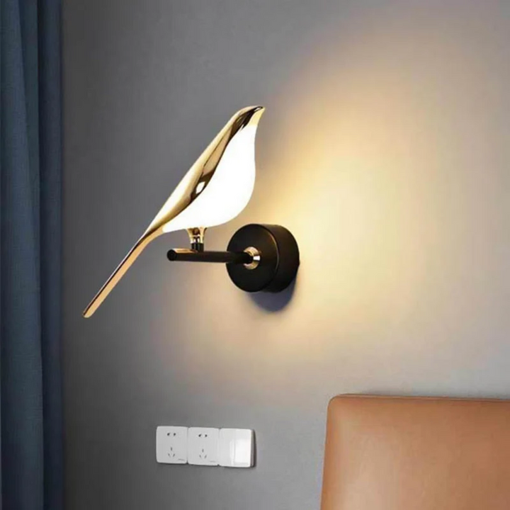 Rotierende LED-Wandleuchte | Vogel Stilvoll Einzigartig Stimmungsvolles Licht Langlebig Innen-Luzern Mode